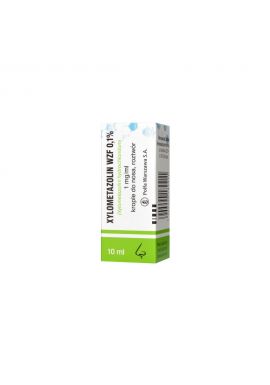 Xylometazolin WZF 0.01% krople do nosa, 10ml