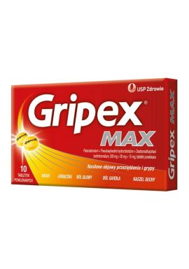 GRIPEX MAX 10 TABS 5 PCS PER CUSTOMER