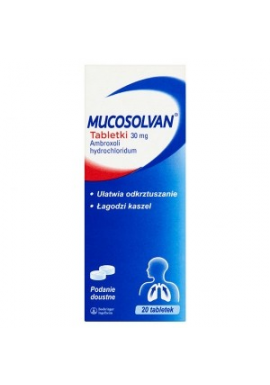 Mucosolvan, tabletki, 30 mg, 20 szt 