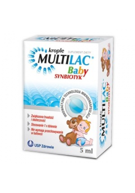 Multilac Baby Synbiotyk Krople 5 ml 