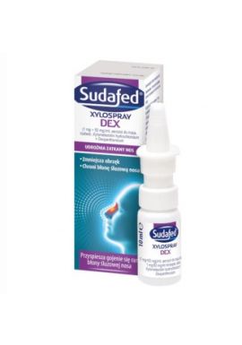 Sudafed XyloSpray DEX 1 mg + 50 mg/ ml, aerozol do nosa, 10 ml