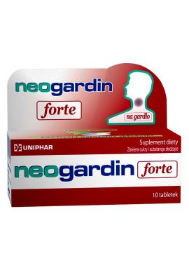 Neogardin Forte 10 tabletek do ssania red