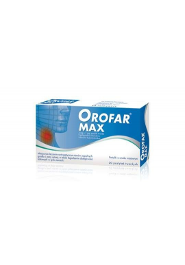 Orofar MAX 20 pastylek