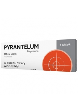 PYRANTELUM 250MG 3 TABL