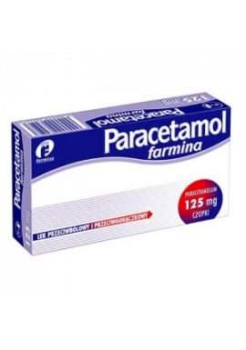 Paracetamol Farmina 
125mg czopki 10 sztuk