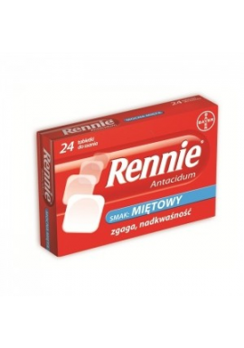Rennie Mieta, 24 tabletki do ssania 