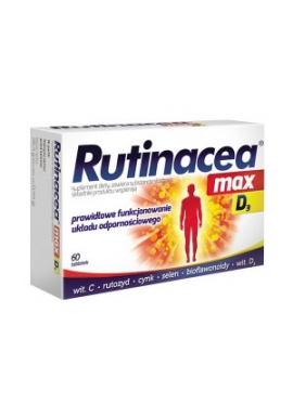 RUTINACEA Max D3 tabletki 60 tabl