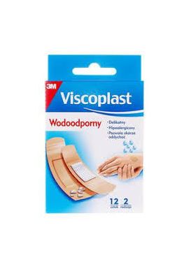 Viscoplast, plastry wodoodporne, 12 sztuk