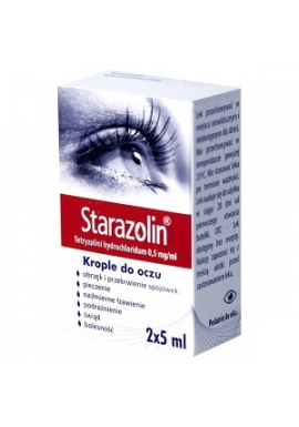 Starazolin 0.05% krople do oczu 2x5ml 