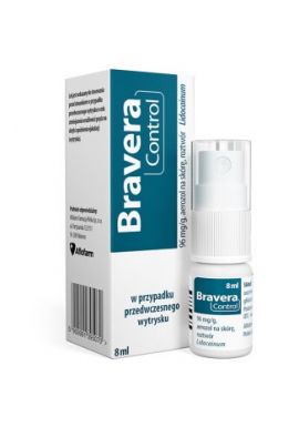 Bravera Control 96 mg/ g, aerozol na skore, roztwor 8 ml