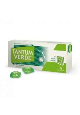 Tantum Verde smak miętowy 20 pastylek 
