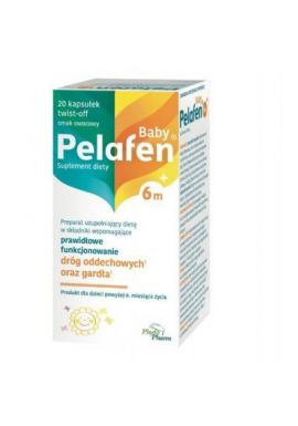 Pelafen Baby 6m+ smak owocowy, 20 kapsułek