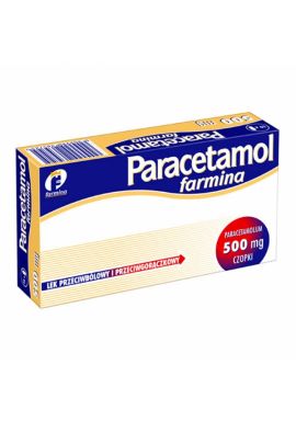 Paracetamol Farmina, 500mg, czopki, 10 sztuk