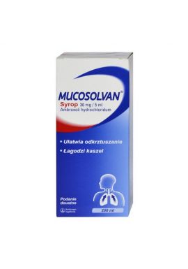 Mucosolvan, syrop 30mg/5ml, 200ml