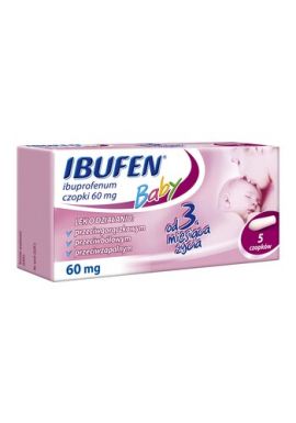 Ibufen Baby czopki 0,6g 5szt.