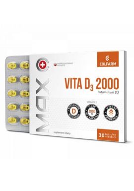 MAX VITA D3 2000 - 60 kaps
