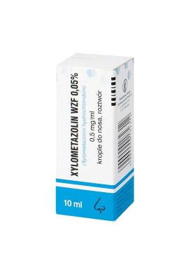 Xylometazolin WZF 0.05% krople do nosa, 10ml