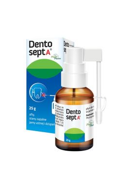 Dentosept A plyn do stosowania w jamie ustnej 25 g (pompka + aplikator)