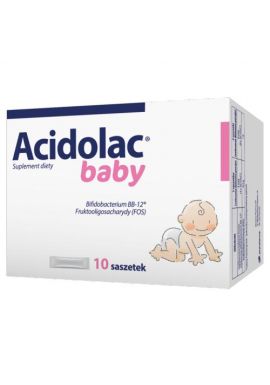 Acidolac Baby dla niemowlat i dzieci 10 saszetek