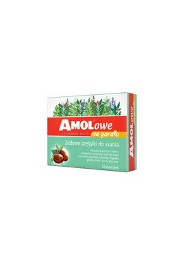 AMOLOWE NA GARDLO ZIOLOWE PASTYLKI DO SSANIA 16 SZT