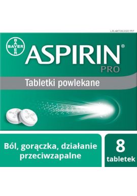 Aspirin Pro 500mg 8 tabletek