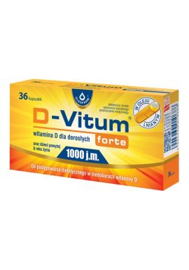 D-Vitum Forte 1000j.m. dla dorosł. X30kaps