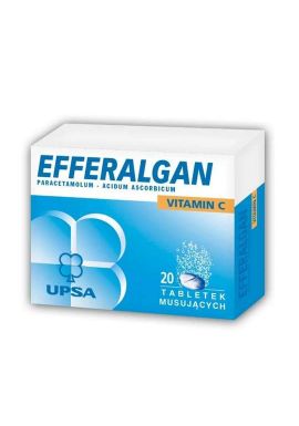 Efferalgan Vitamin C, 20 tabletek musujacych