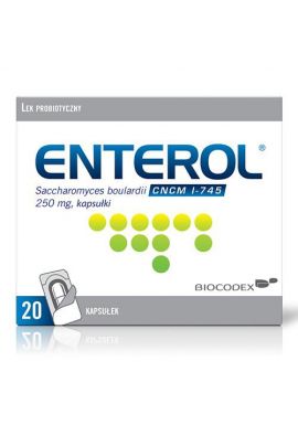 Enterol 250mg, 20 kapsulek