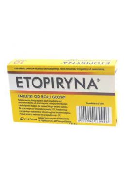 Etopiryna 10 tabletek
