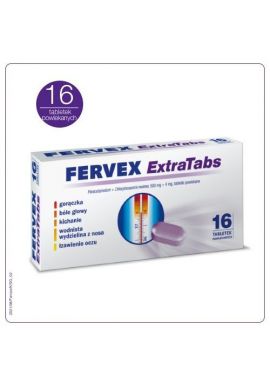 Fervex Extra Tabs, 16 tabletek 