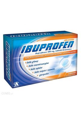 Ibuprofen, 0,2g, 10 tabletek AFLOFARM