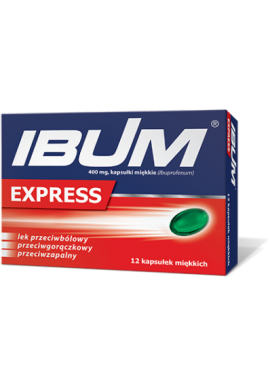 Ibum Express, 400 mg, 12 kapsulek