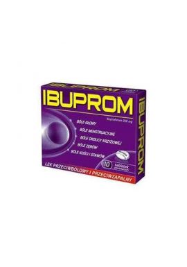 Ibuprom 200mg 10 tabletek