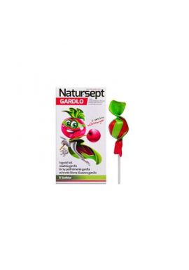 Natursept Med Gardlo, Lizaki o smaku wisniowym, 6 sztuk