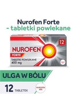 Nurofen Forte 400mg 
12 tabletek 