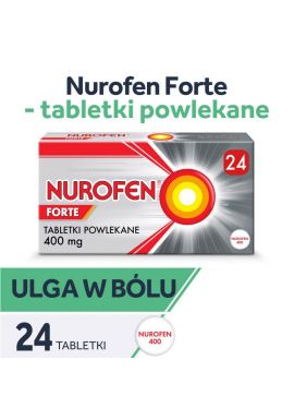 Nurofen Forte, 400mg, 24 tabletki 