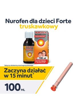 Nurofen dla dzieci Forte, truskawkowy 100ml