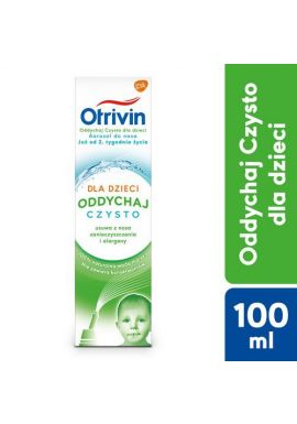 (09.23) Otrivin, Oddychaj Czysto, dla DZIECI, aerozol do nosa, 100 ml