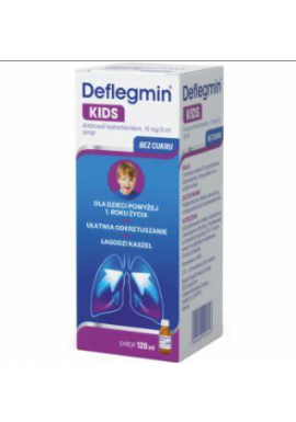 Deflegmin 15mg/5ml 120ml bez cukru 