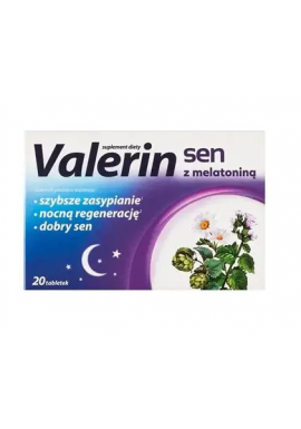 Valerin Sen Z Melatoniną tabl. 20 tabl.