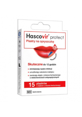 Hascovir Protect Plastry na opryszczkę 15s