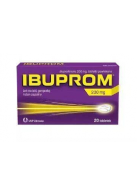 Ibuprom 200mg 20 tabletek