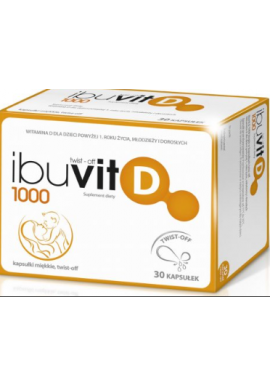 Ibuvit D 1000 kaps.twistoff 30 kaps.