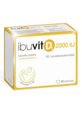Ibuvit D3 2000 IU kaps.miękkie 2000I.U. 30
