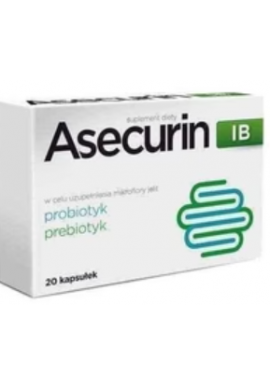 Asecurin IB kaps. 20 kaps.
