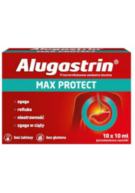 Alugastrin Max Protect zaw.doust. 10sasz.p