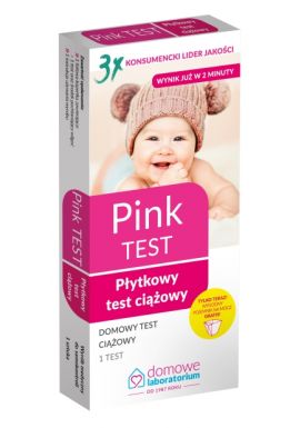 Test ciążowy, Pink, płytkowy